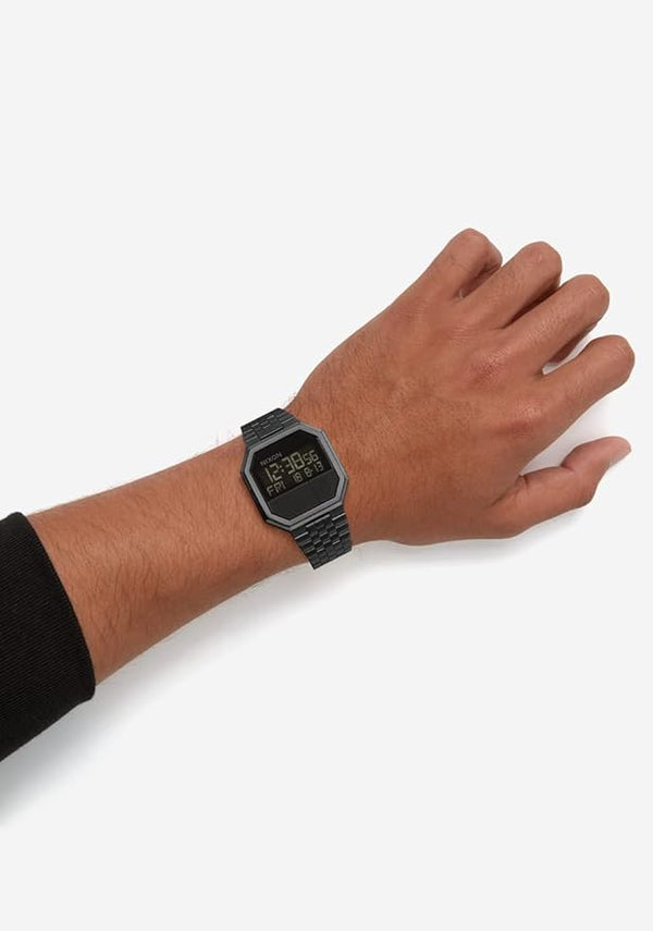 Nixon Unisex Digital Quartz Watch with Stainless Steel Strap