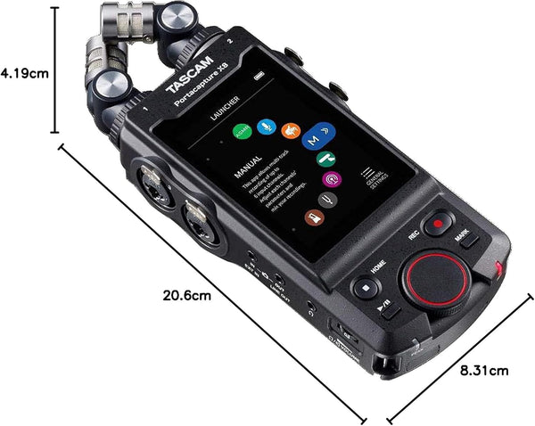 Tascam Portacapture X8 Portable 32-bit/192-kHz Recorder + Bluetooth Module