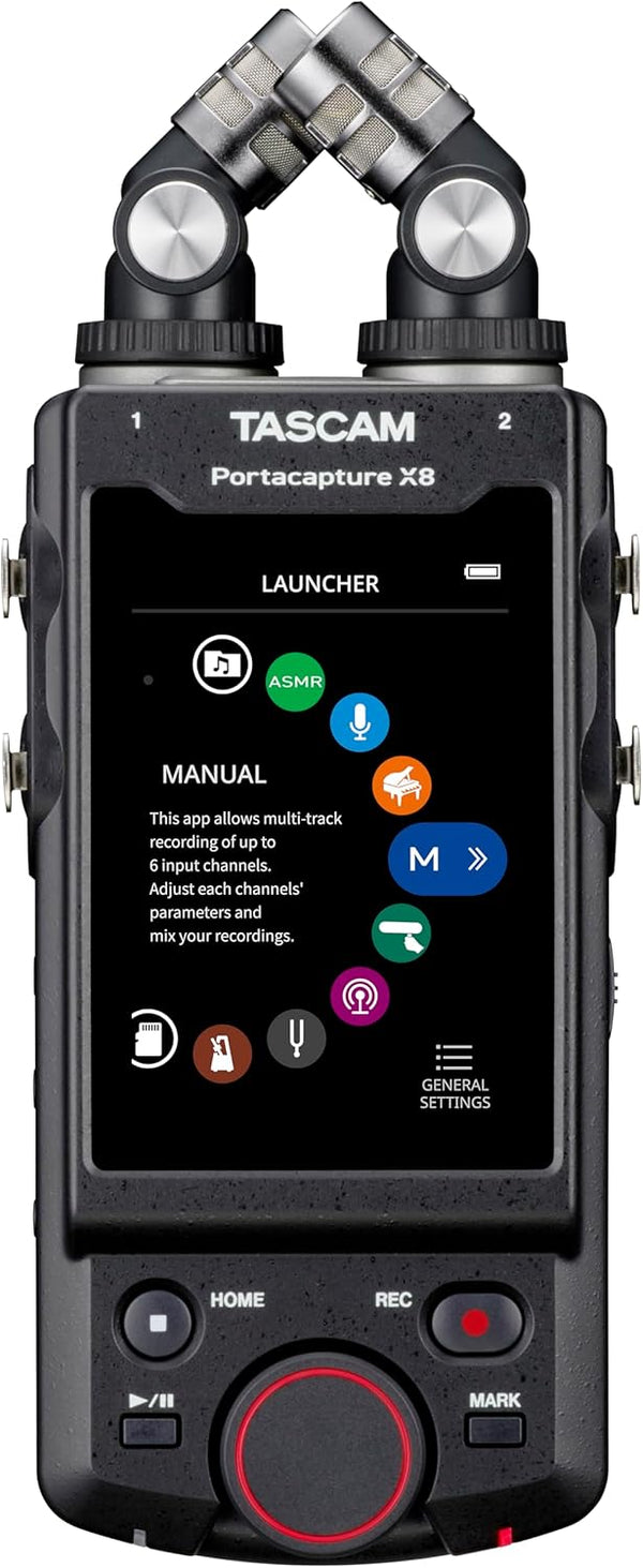 Tascam Portacapture X8 Portable 32-bit/192-kHz Recorder + Bluetooth Module