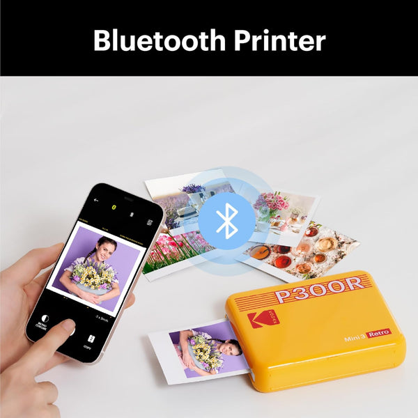 KODAK Mini 3 Retro Portable Photo Printer (7.6 x 7.6 cm)