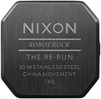 Nixon Unisex Digital Quartz Watch with Stainless Steel Strap