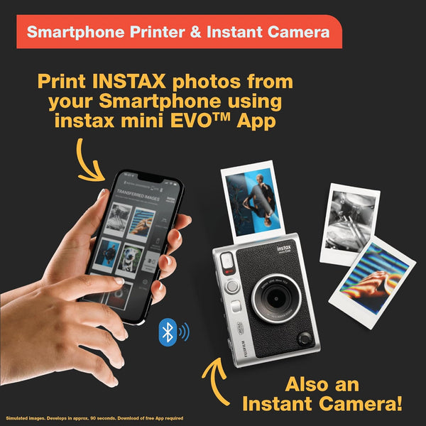 Instax mini EVO™ Black - Hybrid Camera