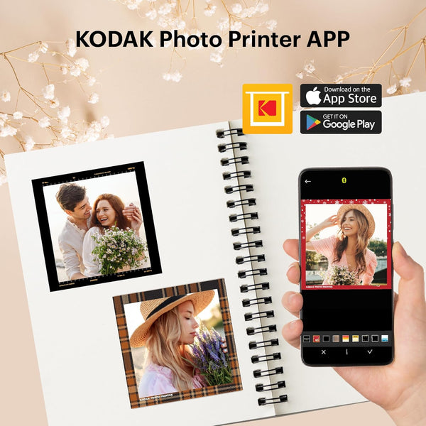 KODAK Mini 3 Retro Portable Photo Printer (7.6 x 7.6 cm)